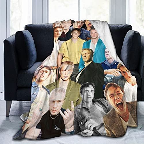 sacjvoek Drew Starkey, coperta morbida e confortevole in pile di lana, per divano, ufficio, auto, campeggio, yoga, viaggi, decorazione per la casa, accogliente coperta da spiaggia in peluche, regalo