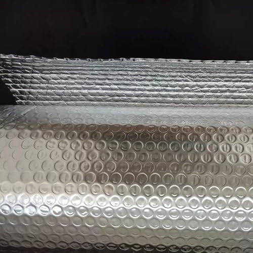 barriera al Vapore Isolamento Termico Riflettente Doppio Isolamento in Alluminio (1x20m/3,2x65,6ft)