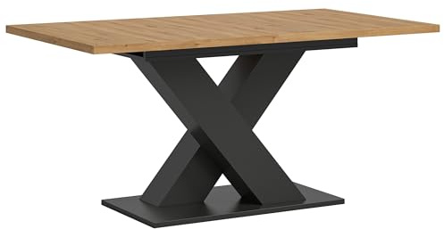 Newroom Esstisch Artisan Eiche Grau Esszimmertisch Modern Zeitlos - 150x76x90 cm (BxHxT) - Tisch Küchentisch Speisetisch - [Pluto.one] Küche Esszimmer Wohnzimmer