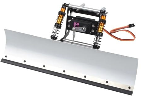 EHxCUF Pelle de Chasse-Neige en métal Compatible avec Chenille 1/10 RC, Compatible avec Les modèles TRX6 II 90046 90047