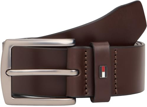 Tommy Hilfiger Herren Gürtel Denton 4,0 cm Ledergürtel, Braun (Coffee Bean), 95 cm