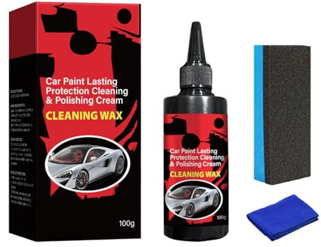 Eliminación de arañazos – Crema protectora muy eficaz para eliminar arañazos – Pasta de pulido para el cuidado de la pintura, aplicación eficaz en manijas de puertas y reposabrazos