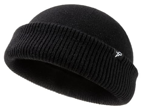 Comhats XL/XXL Fisherman Beanie Trawler-beanie, män, kvinnor, vintermuett, stickmössa