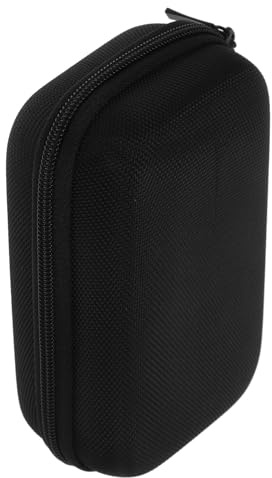 BESPORTBLE Custodia Rigida in Eva per Mini Stampante e Disco Rigido Esterno, Piccola Borsa Portaoggetti Nera 14x9x6 Cm, Compatta e Protettiva per Viaggi, Lavoro e Uso Quotidiano