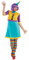 Fun Shack Clownkostüm für Damen, Perfekt für Fasching und Karneval, Clown Verkleidung für Erwachsene, L