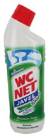 GEL COLDIS NETTY NETTOYANT WC JAVEL TEXTURE GEL ADHERENTE PAROIS PARFAITE HYGIENE BLANCHEUR FLACON 1L