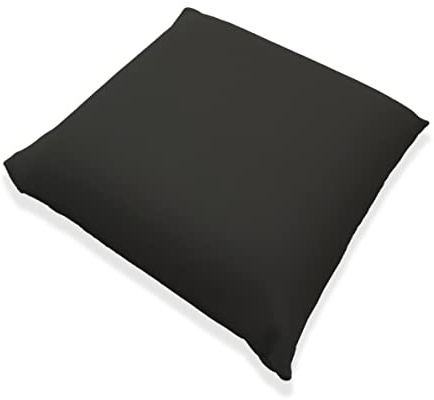 Rehabilitation Advantage Body Positioning Black Pillow Bolster 12 Inch x 12 Inch x 3 Inch