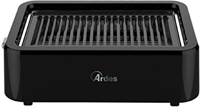 ARDES - ARGRILL01 Barbecue Électrique Sans Fumée GRILL AMO, BBQ Sans Fumée Chauffage Infrarouges 1100 W, Gril Électrique Portable de Balcon Barbecue d’Intérieur ou Extérieur avec Grille Amovible