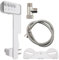 Spalivivre Bidet para Wc, Accesorio para Bidé No Eléctrico, Inodoro de Bidé con Boquilla Doble Autolimpiante, Presión de Agua Ajustable