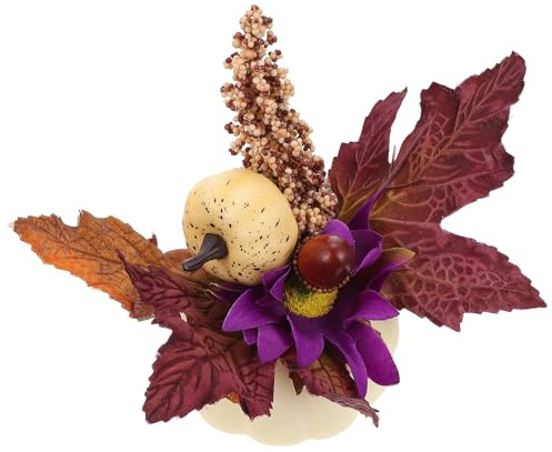 Gatuida Zucca Ornamentale da Tavolo per Halloween Decorazione Autunnale Luminosa Accessorio Fotografico Creativo per Festa e Arredamento Casa