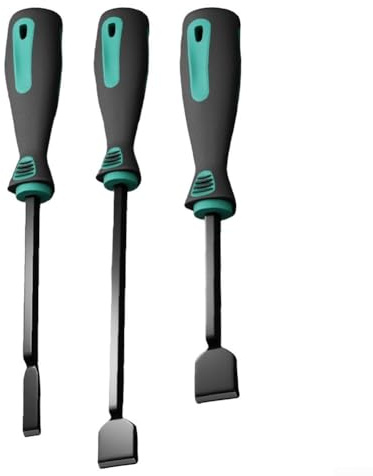Lot de 3 grattoirs cylindriques professionnels pour joint d'étanchéité et retrait du moteur, lames en acier au carbone avec design ergonomique pour plus de confort d'utilisation