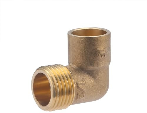 Raccord Laiton à Souder Ø16 - Coude Mâle 15x21 NOYON & THIEBAULT