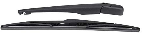 Qiilu Essuie-glace Arrière de Voiture,Caoutchouc et Plastique Pare-brise de Vitre d'Essuie-glace Arrière Essuie-glace avec Lame pour X3 E83 03-10