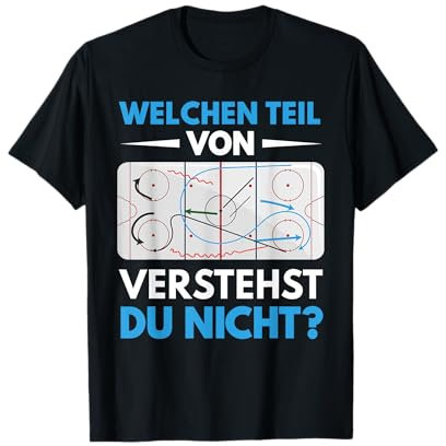Eishockey Unihockey Hockey Sport Coach Trainer Geschenk T-Shirt