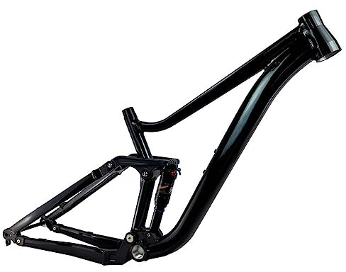 Downhill MTB Ram 27.5er/29er Fjädrande Ram För Mountainbike 16''/18'' DH/XC/AM Boost Ram Med Genomgående Axel 148mm, För 3.0'' Däck (Size : 27.5 * 18'')