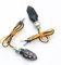 SUCANY MiNi Indicatori di Direzione,12V 5 LED Per Motocicletta,E24 M8 IP65 Frecce LED Moto,E-MARK,Indicatori di Direzione a per Moto, Auto a Pedali,Ambra (2 Pezzi)