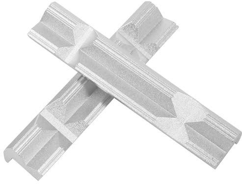 1Pair V-Clip,Heavy Duty Milling Vise,Drill Press Vice,CNC Milling Steel Vise Hard Jaw Fixture V-Type Jaw Aluminum Alloy (6inch)