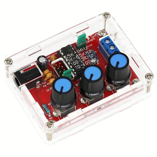 ZiStarlilife XR2206 högprecisionssignalgenerator gör-det-själv-kit 1 Hz-1 MHz sinustriangel fyrkantig våg funktion generator med snäcka justerbar frekvens amplitud