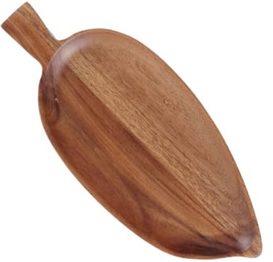 COLLBATH Plateau de Service Naturel Forme Plateau à Charcuterie et Fromage pour Maison et Cuisine