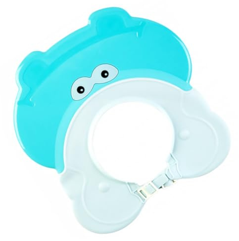 Gatuida Wasserdichte Badekappe Junge Mädchen Shampoo Schutz Badehut mit Ohrenschutz für Jungen und Mädchen Verstellbar Weicher für Duschen und Haarewaschen