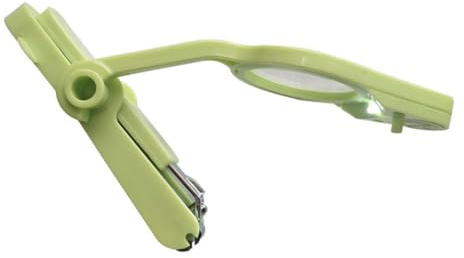 POPETPOP Cortaúñas para Bebés con Luz y Tijeras Infantiles Seguras de Metal Antióxido Cuidado Delicado para Recién Nacidos y Pequeños Herramienta Portátil para Uñas Sensibles