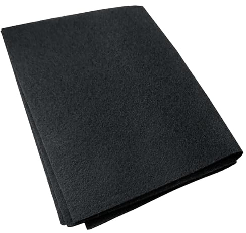 Premium Carbon Filter for Cooker Hood, Flame-Resistant Charcoal Filter for Kitchen Extractor Fan, High Absorption Replacement Filter 57 x 47 cm
