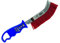 TIVOLY XT20251006173 - Spazzola a mano ergonomica, convessa, filo di nylon abrasivo
