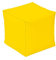 MB MILLINDABAG Hocker Würfel 35x35x35 cm Sitzsack für Kinder Jugendliche Beanbag Sessel Kissen Indoor & Outdoor Gaminggeignet & bereits gefüllt Sitzkissen Bodenkissen (Gelb)