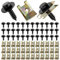 Amentalove 72PCS Surtido de Tornillos y Grapas, Tuercas de Clips, Tornillos y Clip de Tuerca,U Tipo Fastener Clip con Cabeza Hexagonal Tornillo Autorroscante para Coche Rueda Arco Cubierta Undertray
