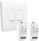 Kinetic Wireless Switch (2-gang) and RF Receiver Modules (2) kit