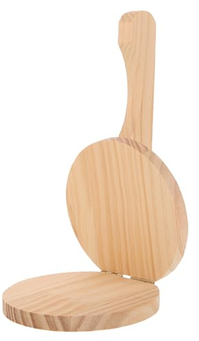 MOTHNUR Prensa Manual para Bolas de Masa Hervida Pequeña 21.5x12.5 Cm de Madera Ergonómica para Empanadillas y Dumplings Utensilio de Cocina Hogar y Restaurante