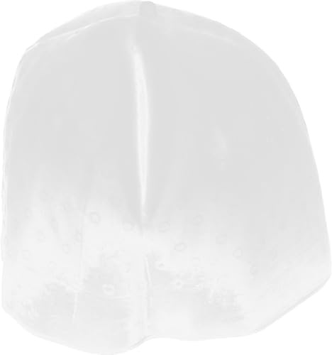 DIYEAH Cuffia per Mèches in Silicone Trasparente Elastica, Cappello per Colorazione Chioma Riutilizzabile, Accessorio per Tintura Professionale e Uso Domestico, Taglia Stile Casuale