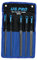 AB Tools Engineers Metal File Set with Soft Rubber Handles 5pc AT793