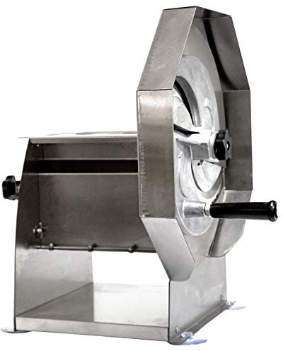 Allesschneider Manueller Profi Krauthobel/Gemüsehobel/Obsthobel für 0,5-6mm dicke Scheiben, Krautschneider aus Edelstahl, lebensmittelecht