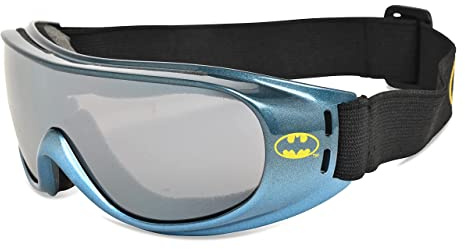 BATMAN Ski Goggles for Boys Winter Snow Sport Snowboard Goggle for Little Kids (Blue)