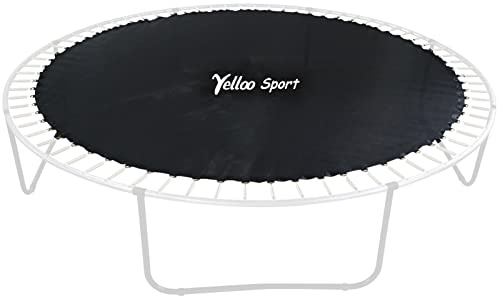 yelloo Elastisk matta ersättningsduk studsmatta diameter 185 245 305 366 427 cm