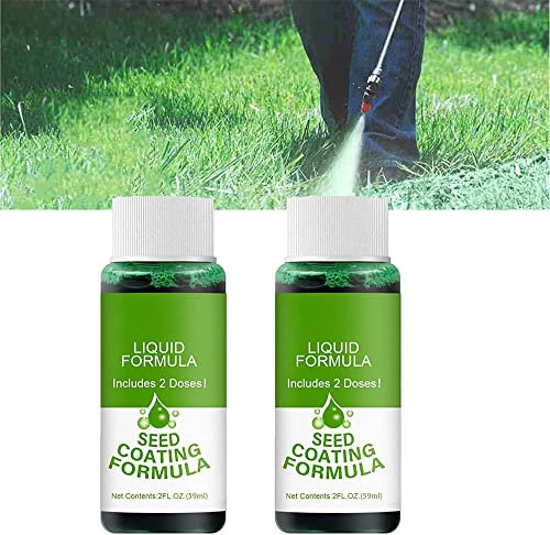 Spray liquido per prato da giardino da 59 ml, 2/3 pezzi Hydro Mousse liquido per la crescita di erba per prato, fertilizzante per prato liquido per prato da giardino (2 pezzi)