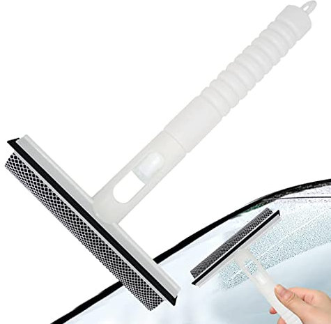 Honhoha Squeegee | All-Purpose Window Squeegee with Detachable Spray Bottle,Household Glass Cleaner Wiper for Shower Door and Car