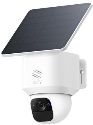 eufy Security SoloCam E30, Security Cameras Wireless Outdoor, Solar Camera Outdoor Wireless, 360° Pan, AI Tracking, 2K Clarity, No Monthly Fee