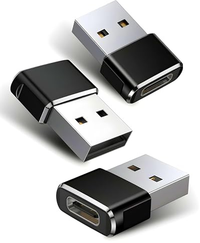 IZITEK USB to USB C Adapter,USBC Female to USB A Male Adaptor, Type C Converter Charger for iPhone 17 Pro Max,16 15,Apple Watch iWatch S11 S10 SE,AirPods 3,iPad Mini Air,Samsung Galaxy S25