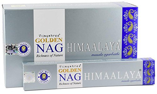 Vijayshree Golden Nag Himaalaya Confezione da 12 scatole