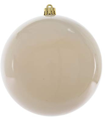Christmas Decorations Kaemingk Weihnachtskugeln XXL 20cm Christbaumkugeln bruchsicher Ivory Elfenbein