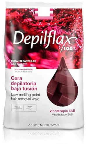 DEPILFLAX Cera DEPILATORIA Baja Fusion VINOTHERAPY 5AB 1000G