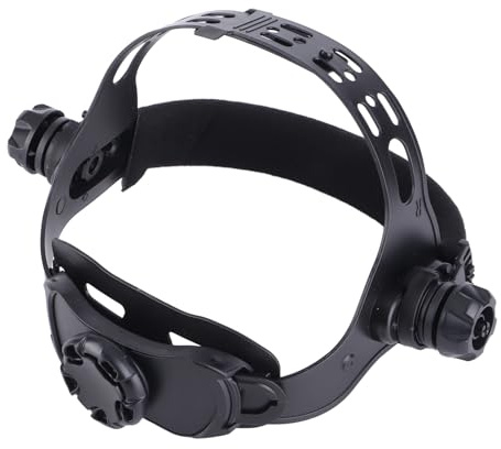Welding Mask Headband, Soft Plastic Adjustable Welding Headband Humanized for Solar Auto Darkening Welding Mask(Black)