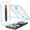 Spigen Glas.tR EZ Fit Protector Pantalla para Samsung Galaxy S24 Ultra, 2 Unidades, Instalación Fácil, Alta Definición, Dureza 9H, Compatible con Funda