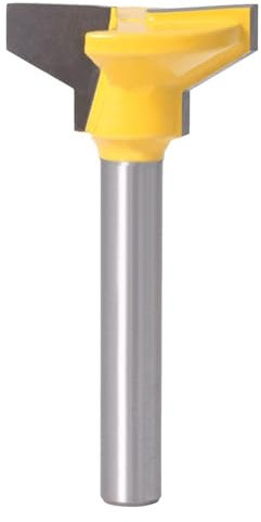 1pc 6mm 1/4 Vástago Reversiblet Carpintería Cincel Cortador Herramientas Cajón Junta delantera Broca enrutadora(6mm shank)