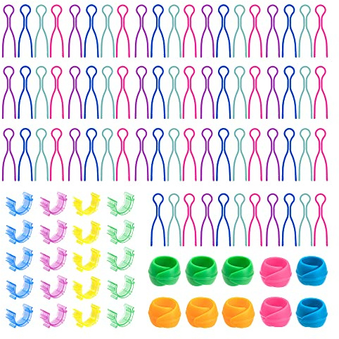 100 Pezzi Morsetti per Bobine di Filo, Ferma per Rocchetto di Filo, Porta Spolette Cucito, Bobine da Cucire, Rocchetto per Macchina da Cucire per Controllo Compagni di Bobina