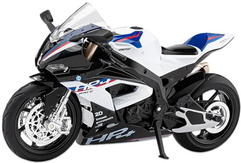Fuwraixis 1/12 Motocicleta de aleación, HP4 Motorcycle Model, Juguete de Moto Deportiva de Carreras, Adecuado como Regalo para niños, Chicos y Adultos