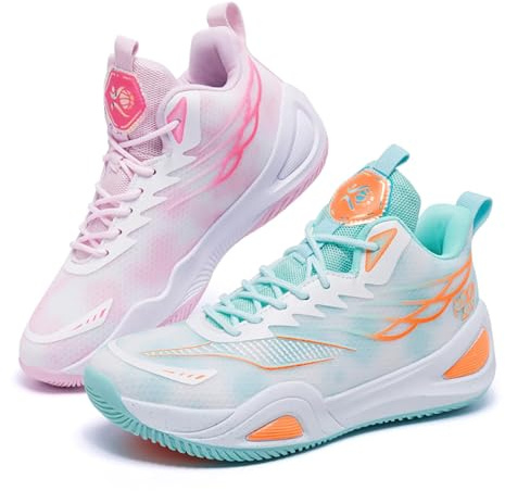 Genérico Zapatillas de Baloncesto para Hombre Mujeres Zapatos Deporte Antideslizantes