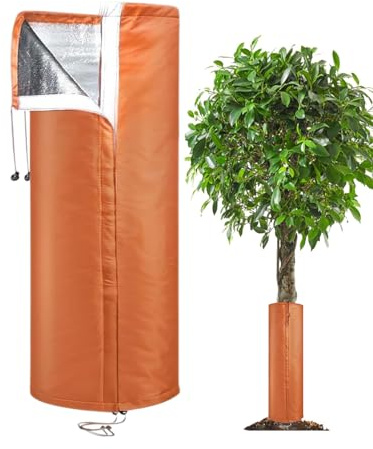XUQEAYWD Protector de raíces de árbol, protector de viento aislante, envoltura de protección de invierno para árboles, para clima frío, huerto, patio, entrada, paisajismo, parque al aire libre